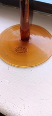 Home Essentials Amber And Cobalt Blue Large Martini Glasses 11″x5″