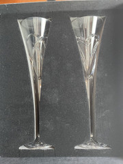 Waterford Crystal – Waterford Wishes Love & Romance Champagne Flutes Set Of 2
