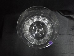 Mikasa Marquis, Cut: Water or Wine Goblet, 8 3/8″ Tall, As Is