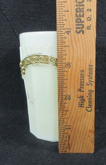 Northwood Custard Glass Tumbler-Chrysanthemum Spig Pattern-1890’s