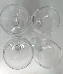 Set Of 4 Luigi Bormioli Crescendo Bourgogne Wine Glasses 22.25oz