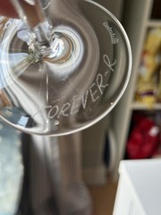 2 Waterford Crystal MILLENNIUM HAPPINESS 9 ¼” Toasting Fluted Champagne: MINT