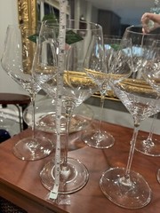 Shannon Crystal Tall Wine Glasses Made With In Dublin Ireland European republic