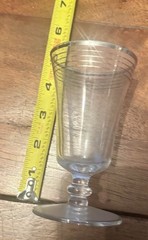 Set of 5 Vintage Cordial, Cocktail, Wine or Juice Glasses