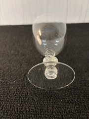 Red Wine Glasses Saint Hubert Model In Lalique Crystal