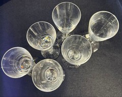 Baccarat Vega Crystal Wine Glass clear 6set no Box