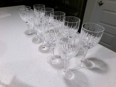 LENOX CLARITY LOT OF 10 WINE GLASSES