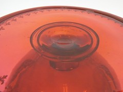 Gold Ruby Table Centerpiece Bowl Circa 1825 AL-27