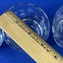 Set of 4 Libbey Terrace 7 oz Old Fashioned Rocks Clear Glass Tumblers
