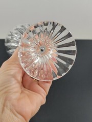 Mikasa Park Lane Crystal Wine Glass Vertical Cut Stemware 6.375″