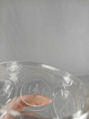 19th Century German Engraved Scenes & Sayings Cut Glass Mug / Stein C.1820-1830s