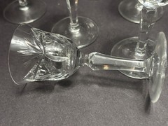 11 Andernach CORDIAL GLASSES by Nachtmann 4″ Cut Blown Crystal Liqueurs