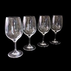 4 Villeroy Boch Crystal Red Wine Glasses ENTREE NEW Clear Boxed Bordeaux Boxed