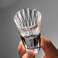 0.5oz Straight Shot Glasses Set of 6 Crystal Clear | Home Bar Bartending Glasses