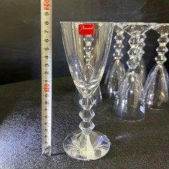 Baccarat Vega Crystal Wine Glass clear 6set no Box