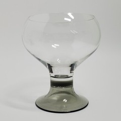 EUC 4 Rosenthal Studio Linie Romus 29300 Crystal Challis Smoke Foot Wine Glasses
