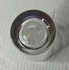 4 Vintage Ring Ding Red Blue Green Yellow Stripe 5 1/2″ Glass Tumblers
