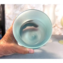Set of 4 Libbey Fundamentals Z Stem Mixed Color Satin/Frosted Wine Glasses