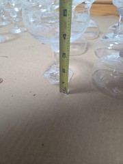 6 ROSENTHAL CLASSIC ROSE GARLAND CRYSTAL WINE CHAMPAGNE MARTINI 1 of 2 GLASSES