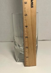 Set of 4 ~ Rosenthal Studio Line «SKAL CLEAR» 9 oz. Flat Tumblers ~ 5 1/8″ Tall