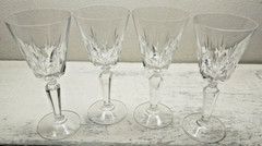 Set of 4 Mikasa Cambridge Cordials Glasses Crystal Stemware 4 3/4″t x 2 1/8″dia.