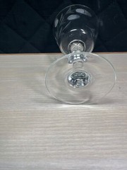 4 Arcadia Colonial Thistle Etch Champagne Sherbet Glasses 4 7/8″