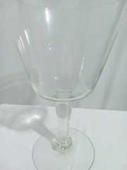 Vtg 13” Tall Clear Glass Large Brandy Snifter Fish Bowl Terrarium Beautiful Cond