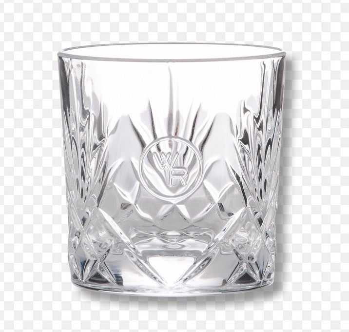 Exquisite GLENCIARN CUT CRYSTAL Set of 2 Whiskey Tumblers Marked WR