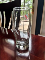 LIBBEY CLEAR GLASS TUMBLER OR HIGHBALL GLASS 6-½» HIGH