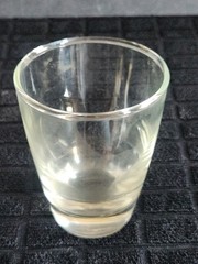 3 «On the Rocks» Clear Flared Heavy Bottom Glasses by Libbey Glass • 3⅜» Tall