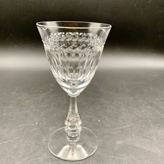 Tiffin-Franciscan Enchanted Crystal Wine Glass – 5 1/2″ EUC – Multiple Avail