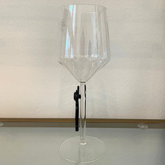 Black Bow Wine Glass Holiday Glam Barware NEW