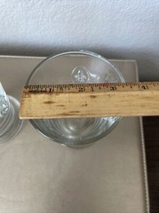 La Rochere France Fleur De Lis (Lys) Double Old Fashioned Rocks Glasses Set of 2