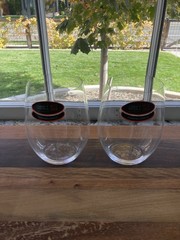 Reidel Set Of 2 «O» Stemless Wine/Tumbler Cabernet Glasses
