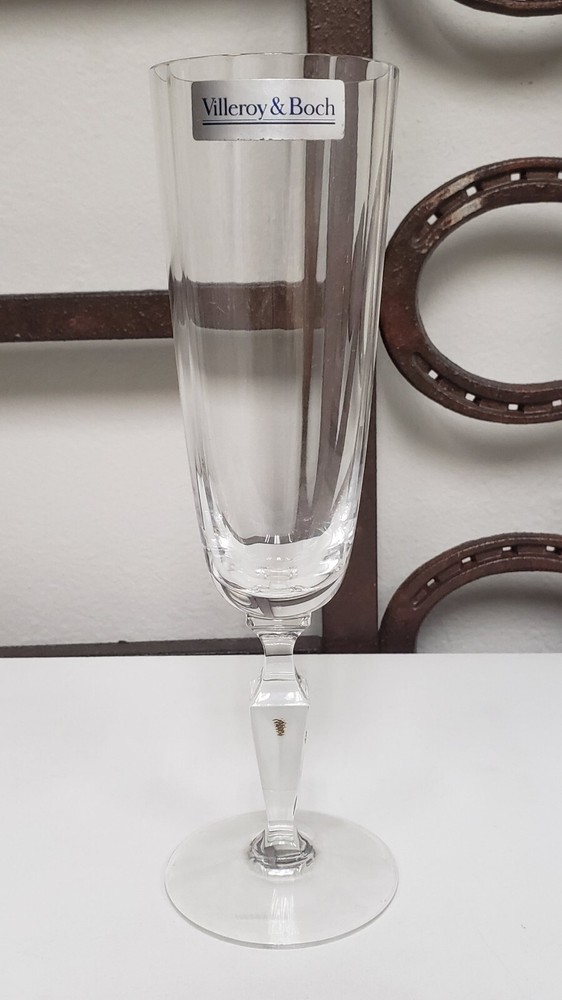 Villeroy & Boch Crystal MALINDI Flute Champagne Never Used BRAND NEW