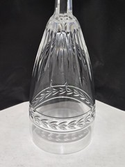 Waterford Crystal Laurel Champagne Flute 9 3/8″ Vintage Fluted Glass Ireland