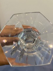 BEAUTIFUL VTG BACCARAT CRYSTAL HARCOURT 1841 Water Goblet SIGNED 6″H FRANCE