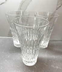 Shannon Crystal by Godinger Knightsbridge Flared Highball Glass 14oz 3 Count