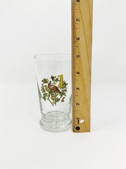 Pottery Barn Twelve Days Of Christmas Glass Tumbler Set 9oz Discontinued