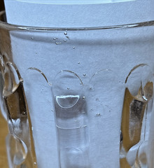 Broken Column Clear Glass Tumbler 4″ Tall Juice