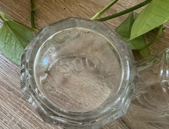 Set Of 2 Vtg Luminarc Working Glass Collection 500ml 14 oz Clear 10-panel France