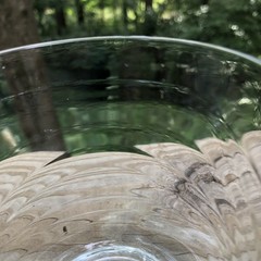 4 Libbey Orbita Wave Pattern Old Fashioned Tumbler Glasses Barware 8 ounces