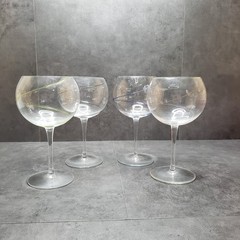 Wine Glasses Confetti by Colony Multi Color Swirls Hand Blown