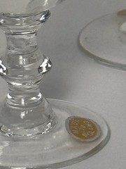 Cordial glasses Vintage Price Made In Poland Set Of 5 Wafer Stem 1966 Discontinu