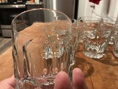 Set of 4 Libbey DuraTuff GIBRALTAR 3-1/2″ Clear Glass on the Rocks 7 Oz. Glasses
