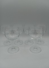 MCM Carafe and Wine Glasses with Caddy by Libbey, Made in Canada