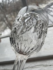 EAPG Doyle & Co. Flint Glass Goblet Pattern No. 33 Thumbprint And Diamond