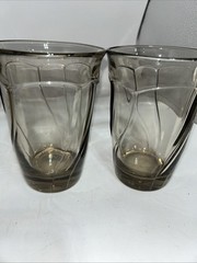 Set of 2 Noritake «Sweet Swirl Tawny » 5 1/8 Inch – Highball/Tumbler Glasses