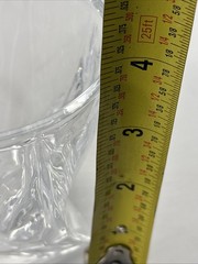 Set of (4) of Mikasa Twisted Motion Crystal Old Fashioned 3.75” Tumblers