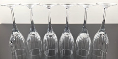 (6) Mikasa Arctic Lights 6 Oz Wine Glasses Set Elegant Crystal Cut Stemware Lot